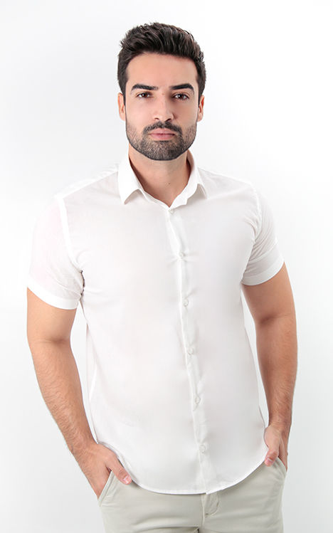 Camisa manga curta Slin Fit básica